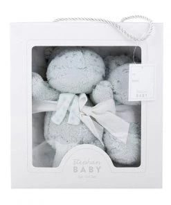 STEPHAN BABY HIPPO BLANKET TOY SET