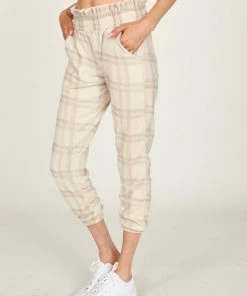 VINTAGE HAVANA WINTER PLAID PAPERBAG JOGGER