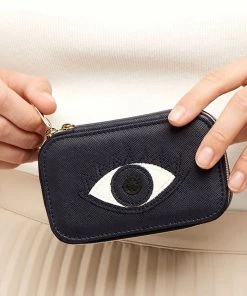 ESTELLA BARTLETT LUCKY EYE APPLIQUÉ MINI JEWELRY BOX