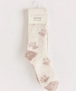Z SUPPLY GIFTS Z SUPPY 2-PACK PAW PLUSH SOCKS