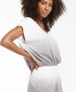 TOPS Z SUPPLY ORGANIC DIP DYE TEE