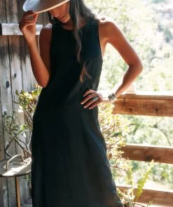 NEW ARRIVALS CHASER STRETCH SILK MIDI DRESS