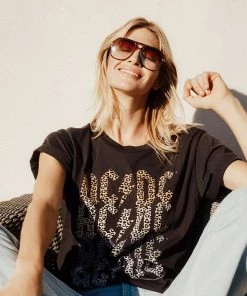 TOPS CHASER AC/DC ROLLED SHORT SLEEVE TEE