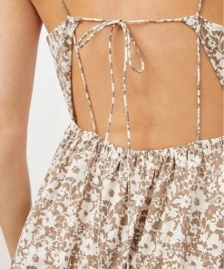 NEW ARRIVALS RAILS LENI-CAFE FLORAL DRESS