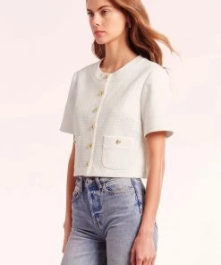 NEW ARRIVALS AMANDA UPRICHARD BRASWELL TOP