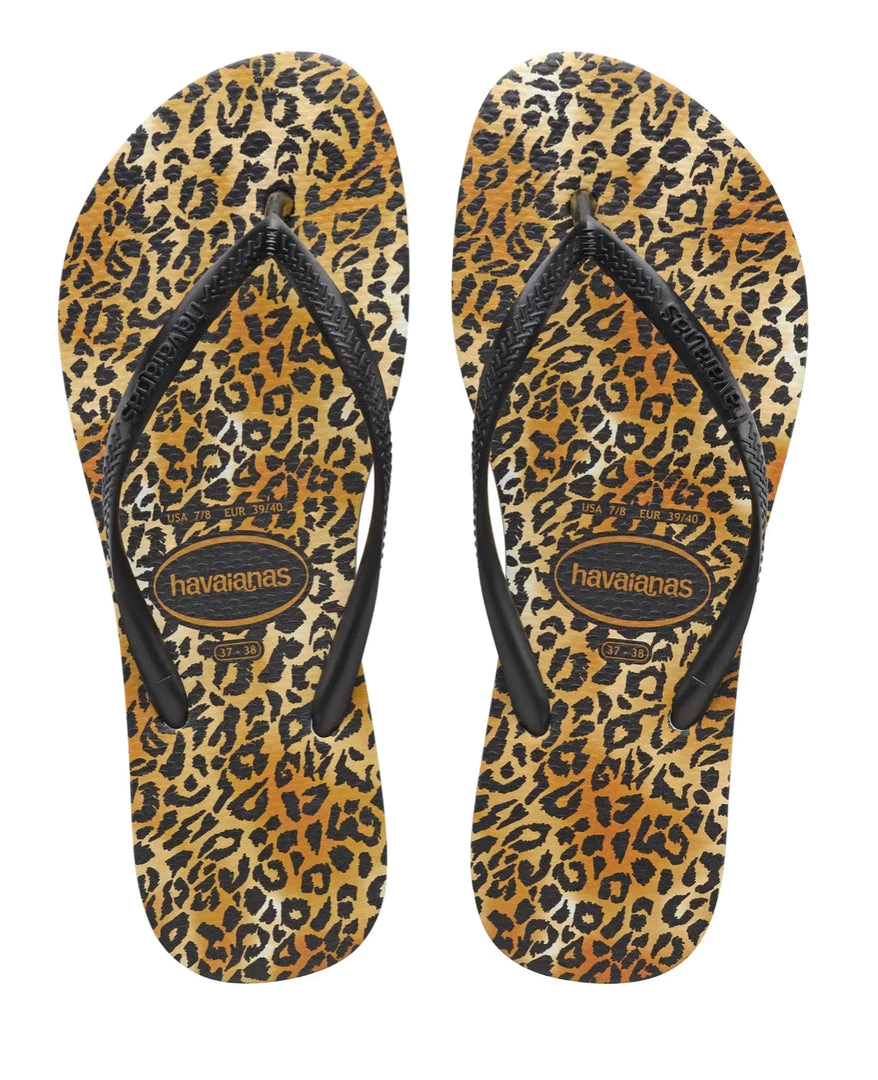 HAVAIANAS SLIM LEOPARD FLIP FLOP 3 HAVAIANAS SLIM LEOPARD FLIP FLOP