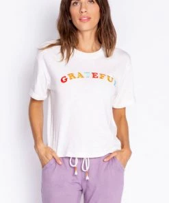 P.J. SALVAGE SHIRT SLEEVE TOP