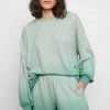 SWEATERS & KNITS RAILS REEVES AQUA DIP DYE SWEATSHIRT