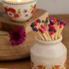 GIFTS NATURAL LIFE FLORAL MATCHSTICK HOLDER
