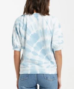Z SUPPLY GIANNA SPIRAL TIE DYE TEE SWEATERS & KNITS