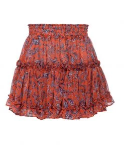 NEW ARRIVALS MISA MARION SKIRT ARANCIATTA PAISLEY 11 NEW ARRIVALS MISA MARION SKIRT ARANCIATTA PAISLEY