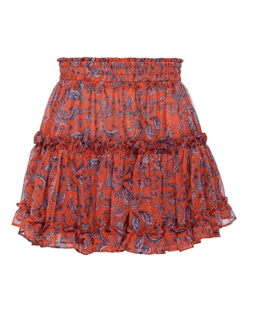 NEW ARRIVALS MISA MARION SKIRT ARANCIATTA PAISLEY 7 NEW ARRIVALS MISA MARION SKIRT ARANCIATTA PAISLEY