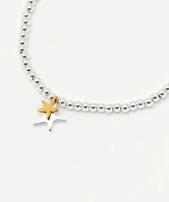 ESTELLA BARTLETT SIENNA DOUBLE STAR BRACELET JEWELRY