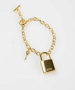 VIOLET + BROOKS SENTIMENT LOCK BRACELET JEWELRY