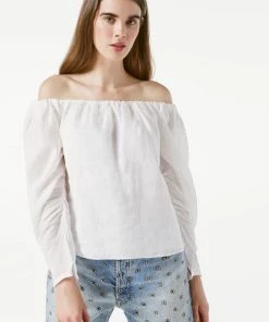 FRAME OFF THE SHOULDER BILLOW TOP