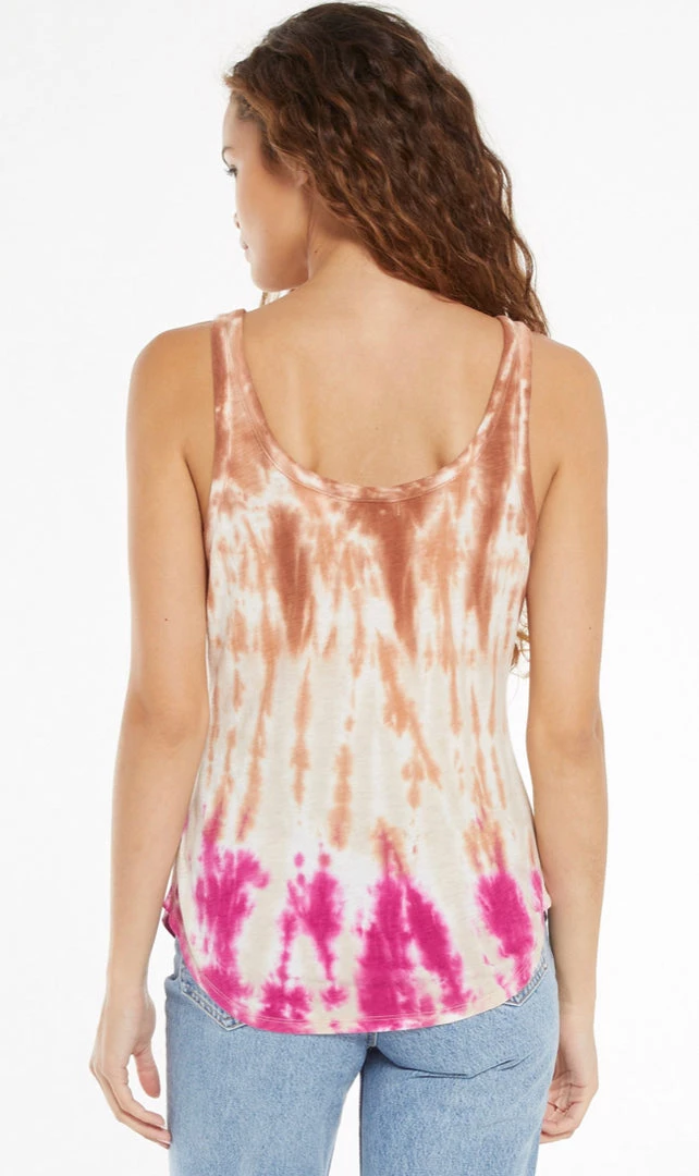 Z SUPPLY EASY SORBET SKIES TIE DYE TANK 5 Z SUPPLY EASY SORBET SKIES TIE DYE TANK