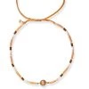 JEWELRY TAI BEADED BRACELET W/ PEACH ROCK CRYSTAL
