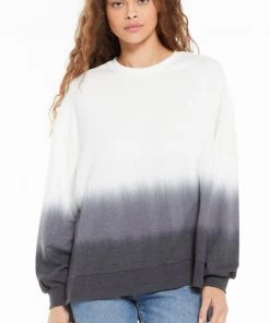 Z SUPPLY MODERN DIP DYE WEEKENDER SWEATERS & KNITS
