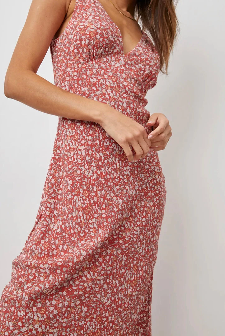 NEW ARRIVALS RAILS AUDRINA DRESS RED DITSY FLORAL 4 NEW ARRIVALS RAILS AUDRINA DRESS RED DITSY FLORAL