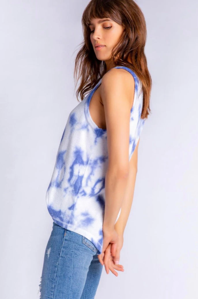 TOPS P.J. SALVAGE BLUE TIDE TANK 5 TOPS P.J. SALVAGE BLUE TIDE TANK