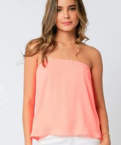 OLIVACEOUS BASIC STRAPLESS TOP NEW ARRIVALS