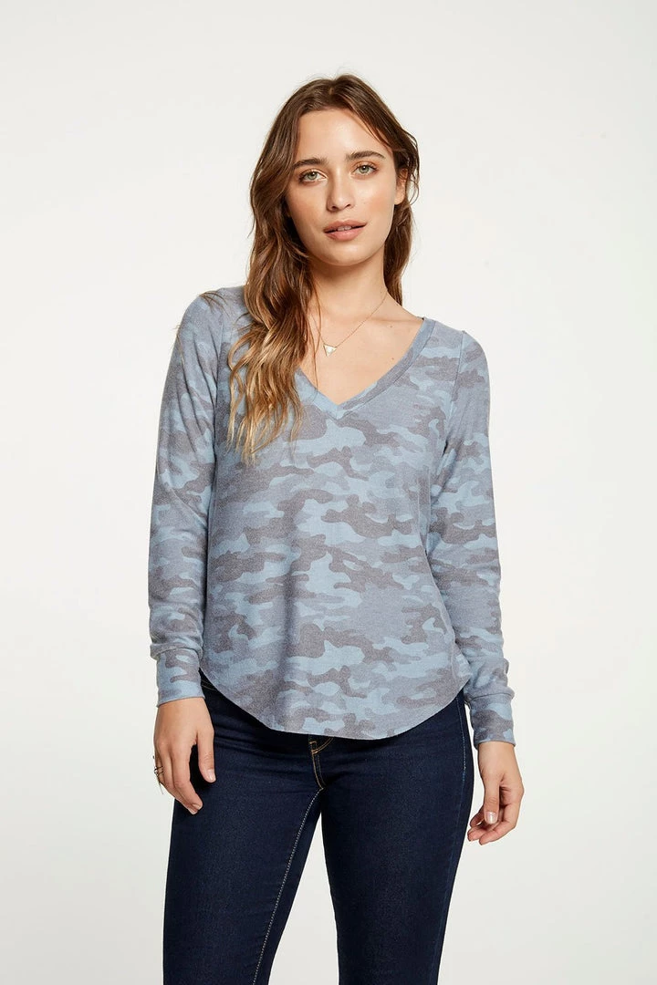 CHASER LONG SLEEVE V NECK PULLOVER 3 CHASER LONG SLEEVE V NECK PULLOVER