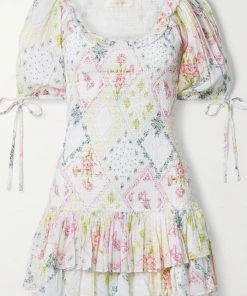 LOVE SHACK FANCY LOVESHACKFANCY VIOLET DRESS