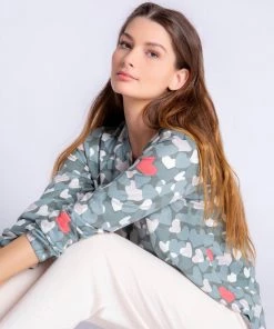 NEW ARRIVALS P.J. SALVAGE LOVE IN CAMO LONG SLEEVE