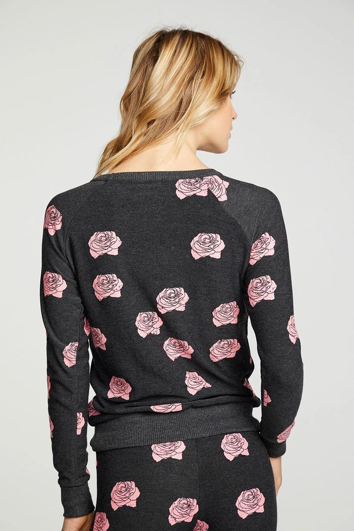 CHASER ROCK ROSES PULLOVER SWEATERS & KNITS 4 CHASER ROCK ROSES PULLOVER SWEATERS & KNITS