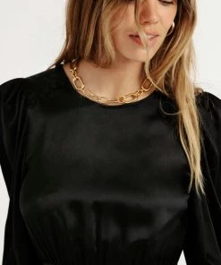 LOVE SHACK FANCY LOVESHACKFANCY TEYANA SILK MINI DRESS