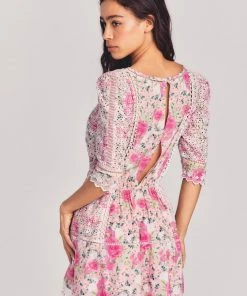 LOVE SHACK FANCY LOVESHACKFANCY NOVALIE MINI DRESS NEW ARRIVALS