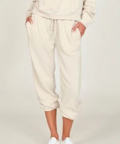 VINTAGE HAVANA CREAM BURNOUT WAISTED JOGGER
