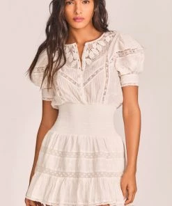 LOVE SHACK FANCY NEW ARRIVALS LOVESHACKFANCY JAISLYN MINI DRESS