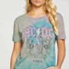 CHASER AC/DC SHORT SLEEVE CREW NECK TOPS 1 CHASER AC/DC SHORT SLEEVE CREW NECK TOPS