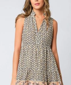 OLIVACEOUS HIGH COLLARED MINI DRESS