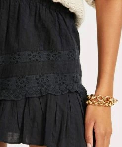 LOVESHACKFANCY COVE MINI SKIRT