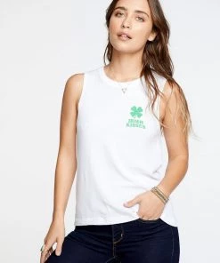 TOPS CHASER IRISH KISSES TANK