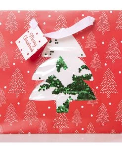 NEW ARRIVALS GRAPHIQUE CHRISTMAS TREE SHAKER GIFT BAG