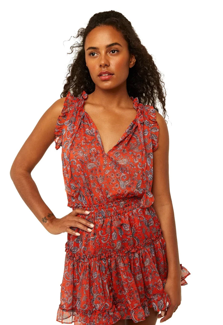 NEW ARRIVALS MISA MARION SKIRT ARANCIATTA PAISLEY 4 NEW ARRIVALS MISA MARION SKIRT ARANCIATTA PAISLEY