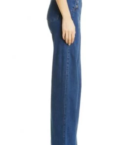 NEW ARRIVALS FRAME SAILOR SNAP WIDE LEG PANT