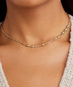 NEW ARRIVALS GORJANA PRESTON ASYMETRICAL CHOKER