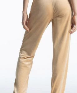 JUICY COUTURE CLASSIC VELOUR TRACK PANT BEACHWOOD 7 JUICY COUTURE CLASSIC VELOUR TRACK PANT BEACHWOOD
