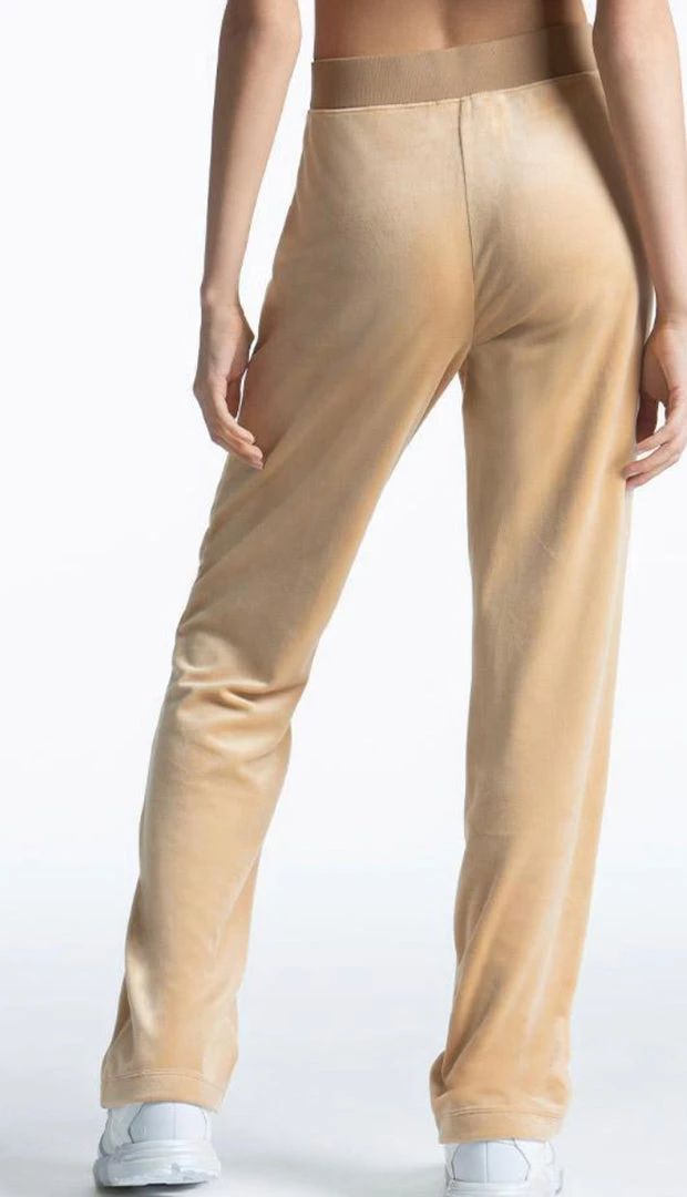 JUICY COUTURE CLASSIC VELOUR TRACK PANT BEACHWOOD 5 JUICY COUTURE CLASSIC VELOUR TRACK PANT BEACHWOOD