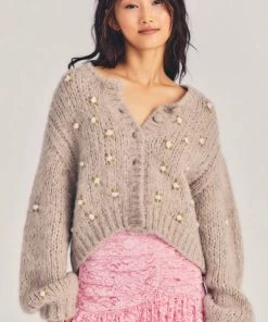 LOVE SHACK FANCY NEW ARRIVALS LOVESHACKFANCY EMILIE CARDIGAN