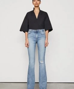 FRAME LE HIGH FLARE CRYSTAL SHORES RIPS NEW ARRIVALS