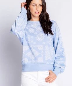 P.J. SALVAGE L/S BANDANA TOP TOPS