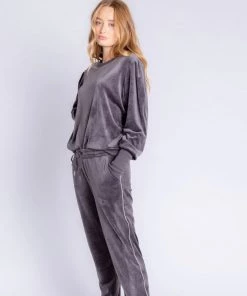 P.J. SALVAGE RETRO VELOUR JOGGER PANTS