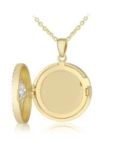 ELIZABETH STONE ASTRA DECO LOCKET