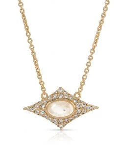 ELIZABETH STONE ASTRA GEM NECKLACE JEWELRY