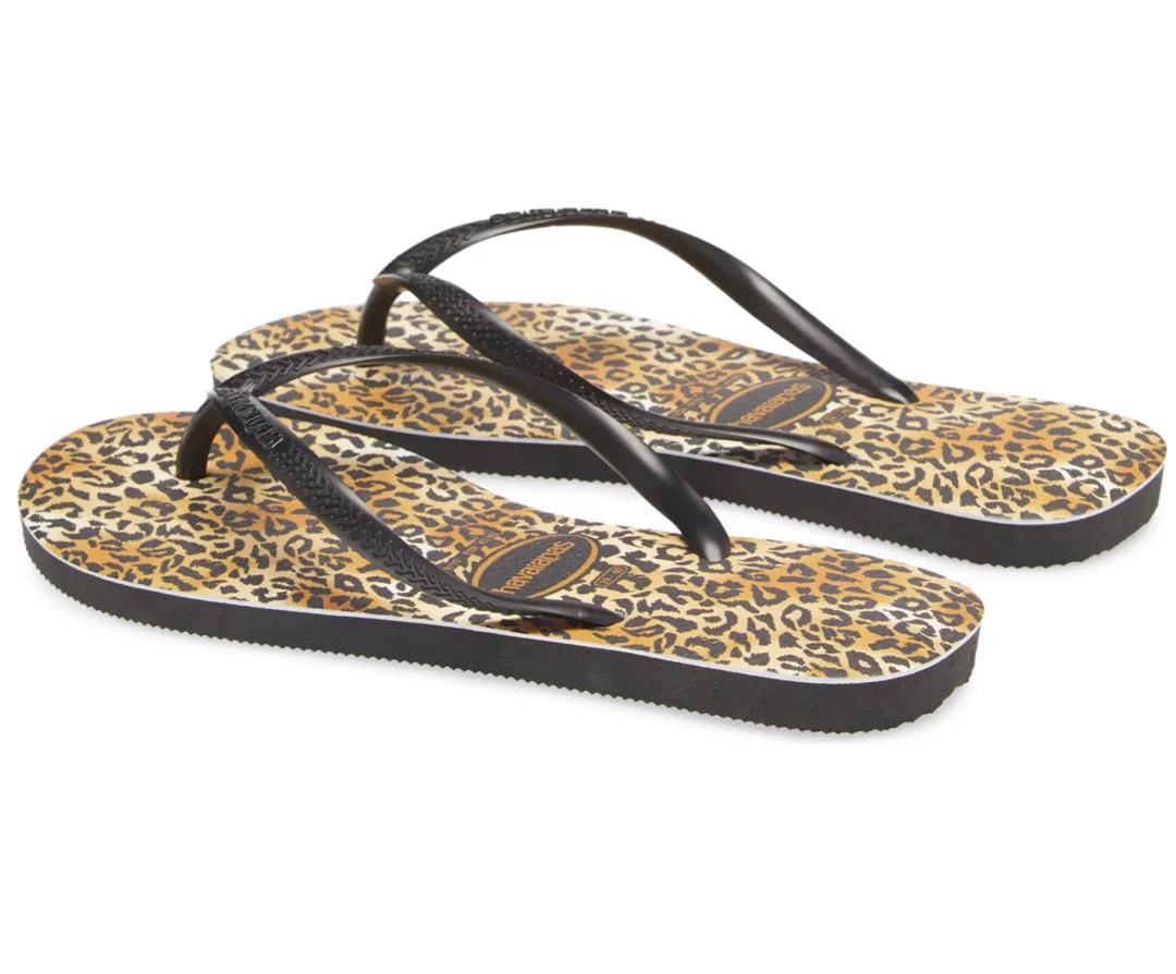 HAVAIANAS SLIM LEOPARD FLIP FLOP 6 HAVAIANAS SLIM LEOPARD FLIP FLOP